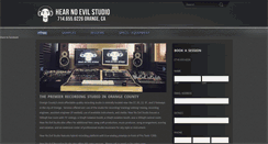 Desktop Screenshot of hearnoevilstudio.com